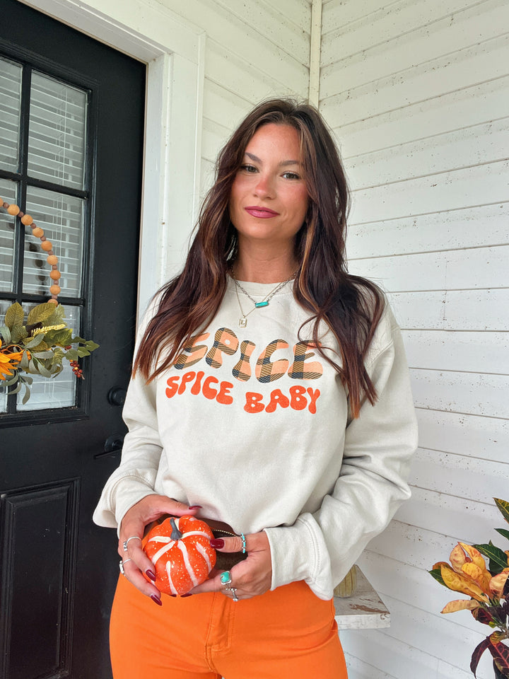 Spice Spice Baby Graphic Crewneck