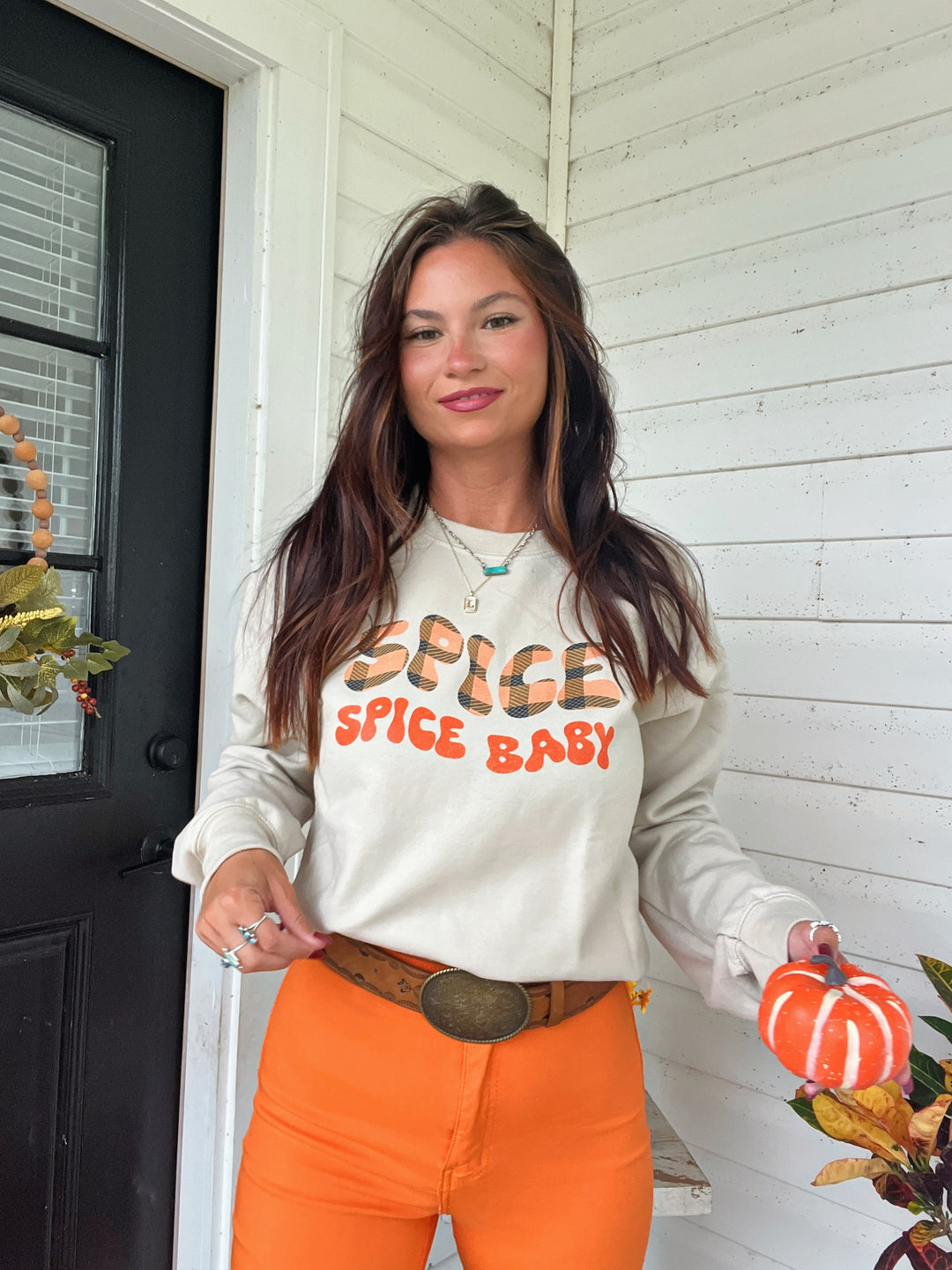 Spice Spice Baby Graphic Crewneck