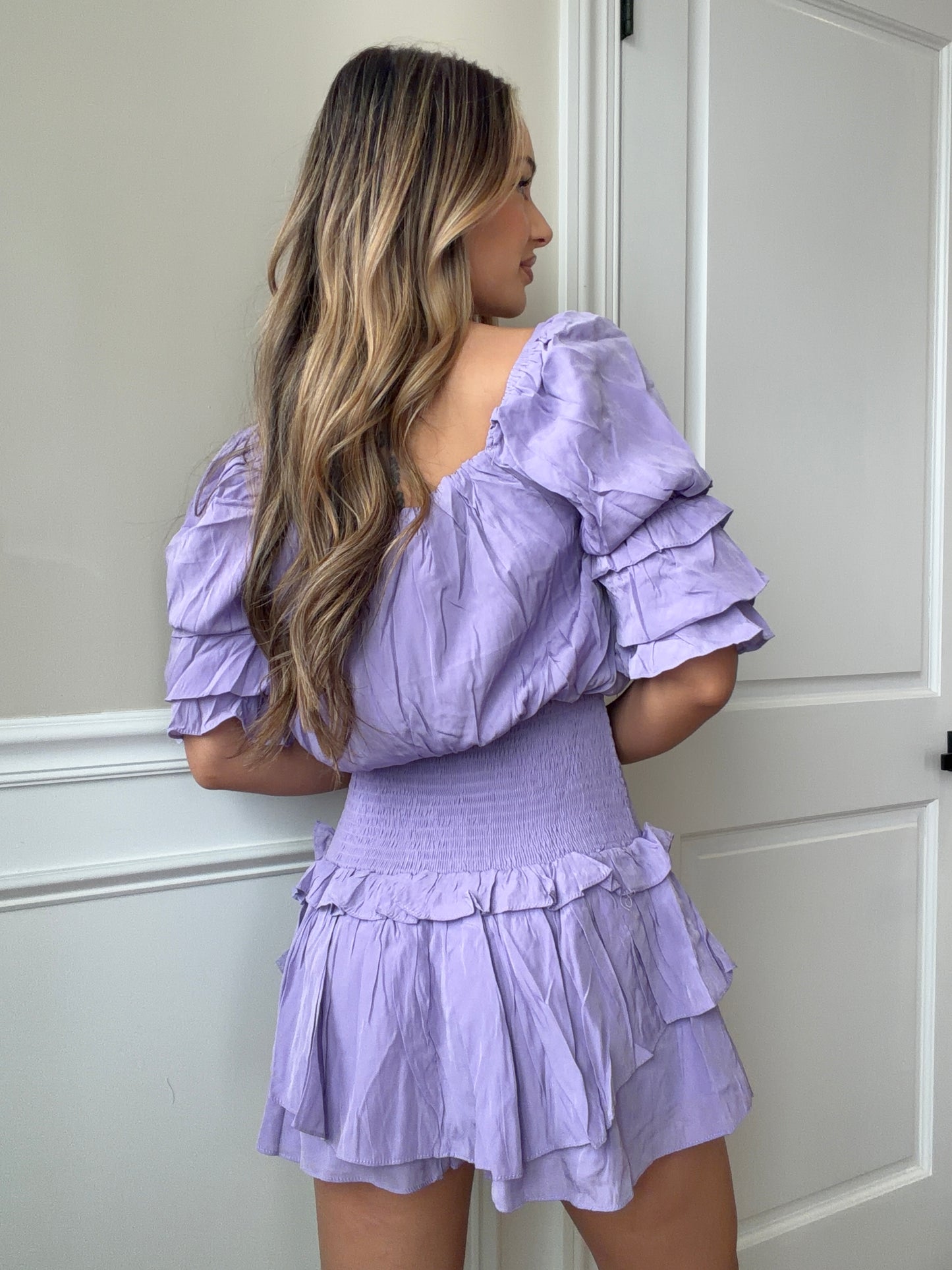 Darling Dreams Romper - Lavender