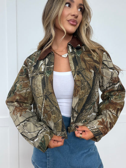 Oaklyn Camo Corduroy Jacket