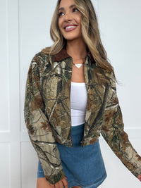 Oaklyn Camo Corduroy Jacket