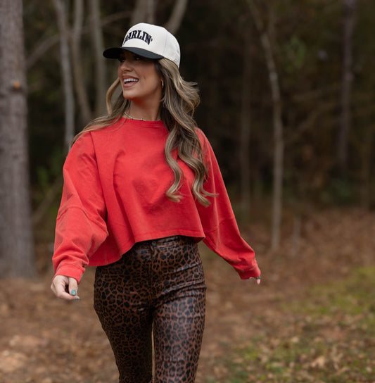 Riley Cropped Long Sleeve