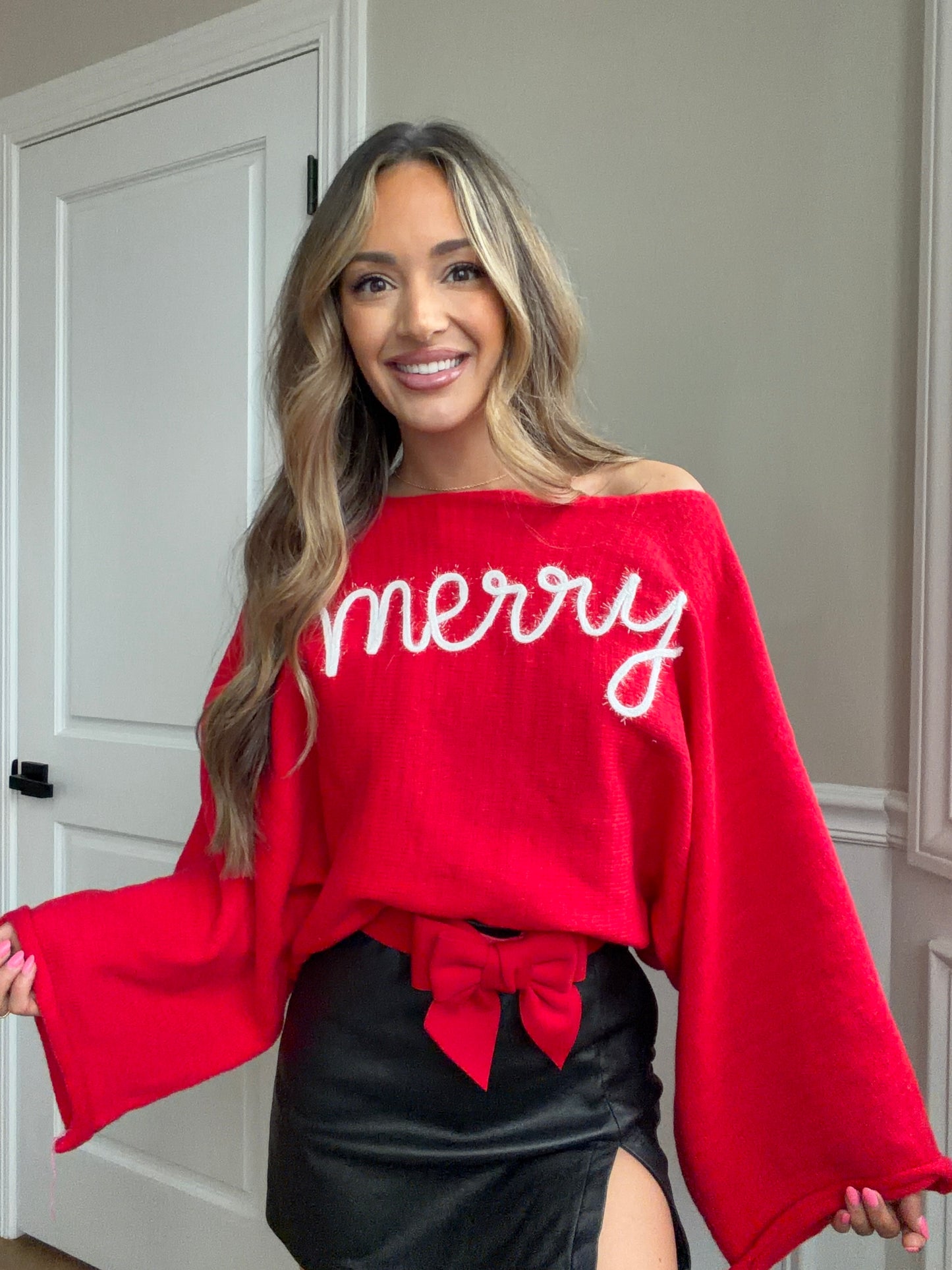 Merry Tinsel Christmas Sweater