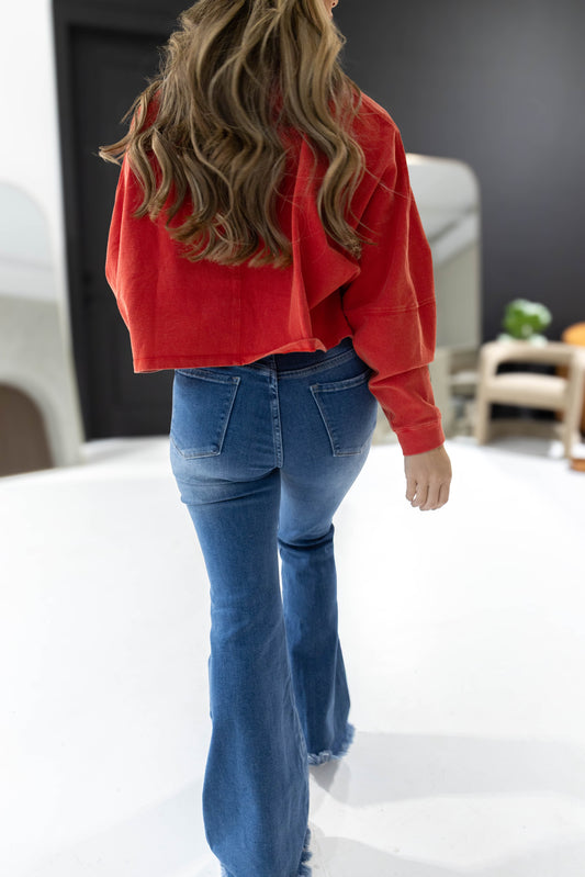 Viral Lainey Tummy Control Flare Jeans