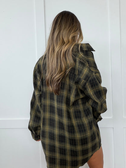 Autumn Haze Oversized Flannel