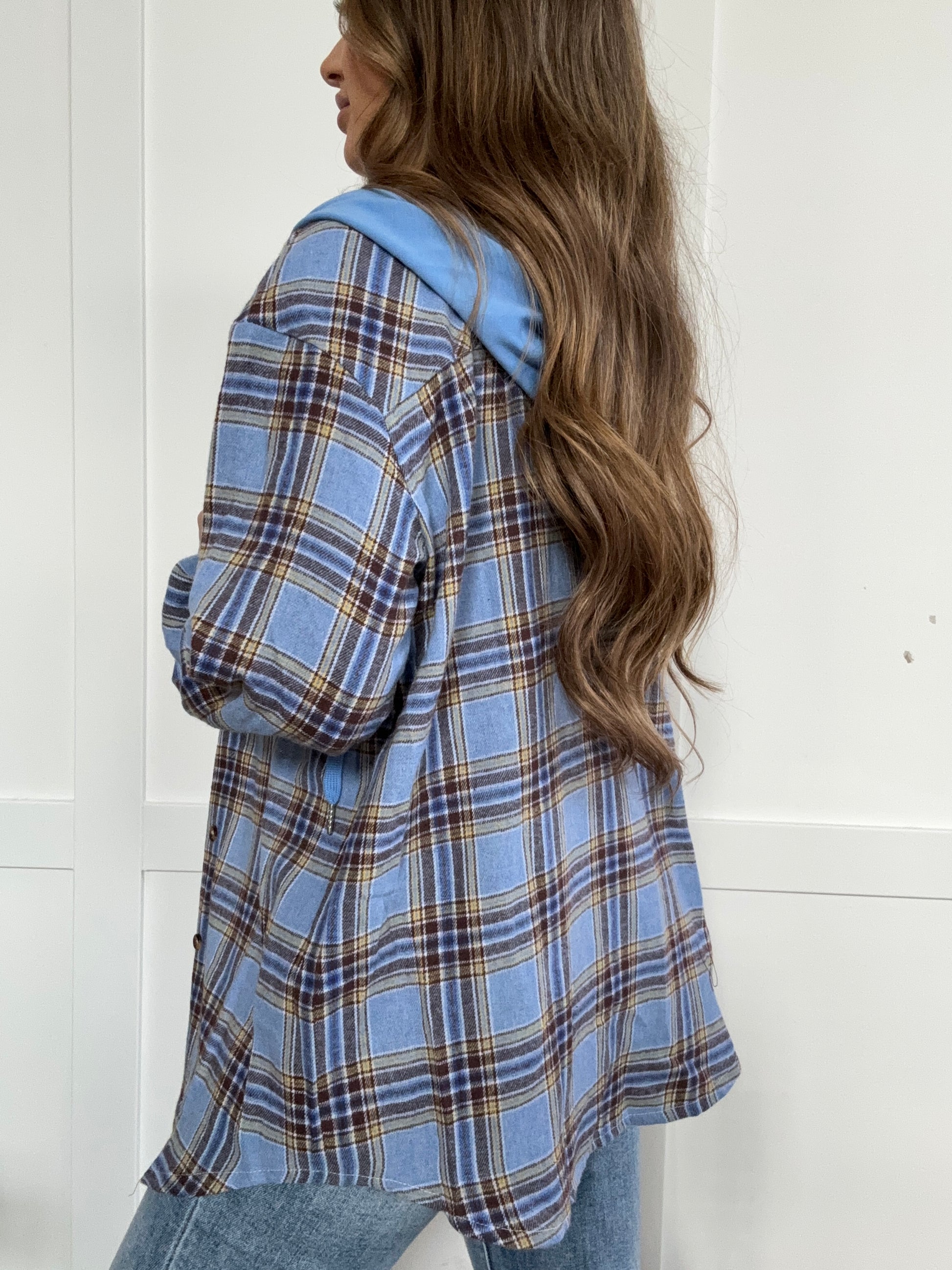 Buy our "PREORDER: Mandy Plaid Long Sleeve Hooded Jacket" online – Willow Boutique Clothing. Shop stylish PREORDER: Mandy Plaid Long Sleeve Hooded Jacket today.