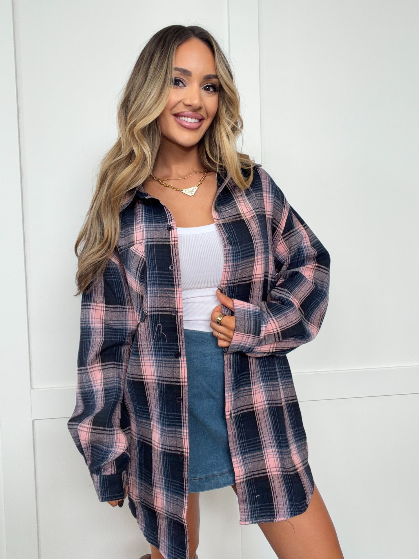 Autumn Haze Oversized Flannel