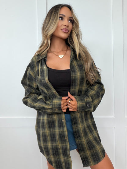 Autumn Haze Oversized Flannel