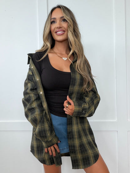 Autumn Haze Oversized Flannel