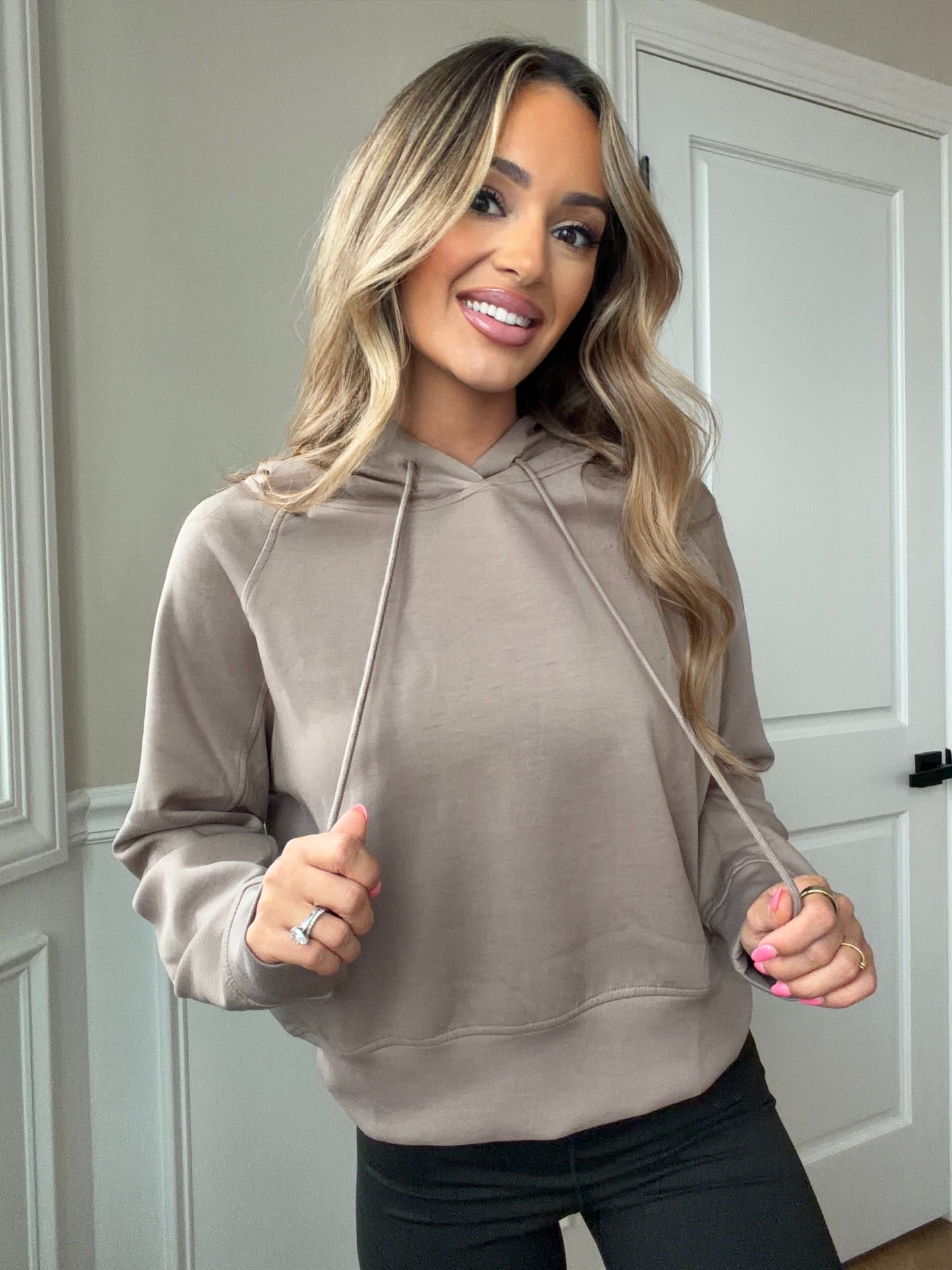 Raven Drawstring Scuba Hoodie