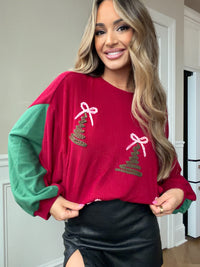By The Tree Embroidered Sweater