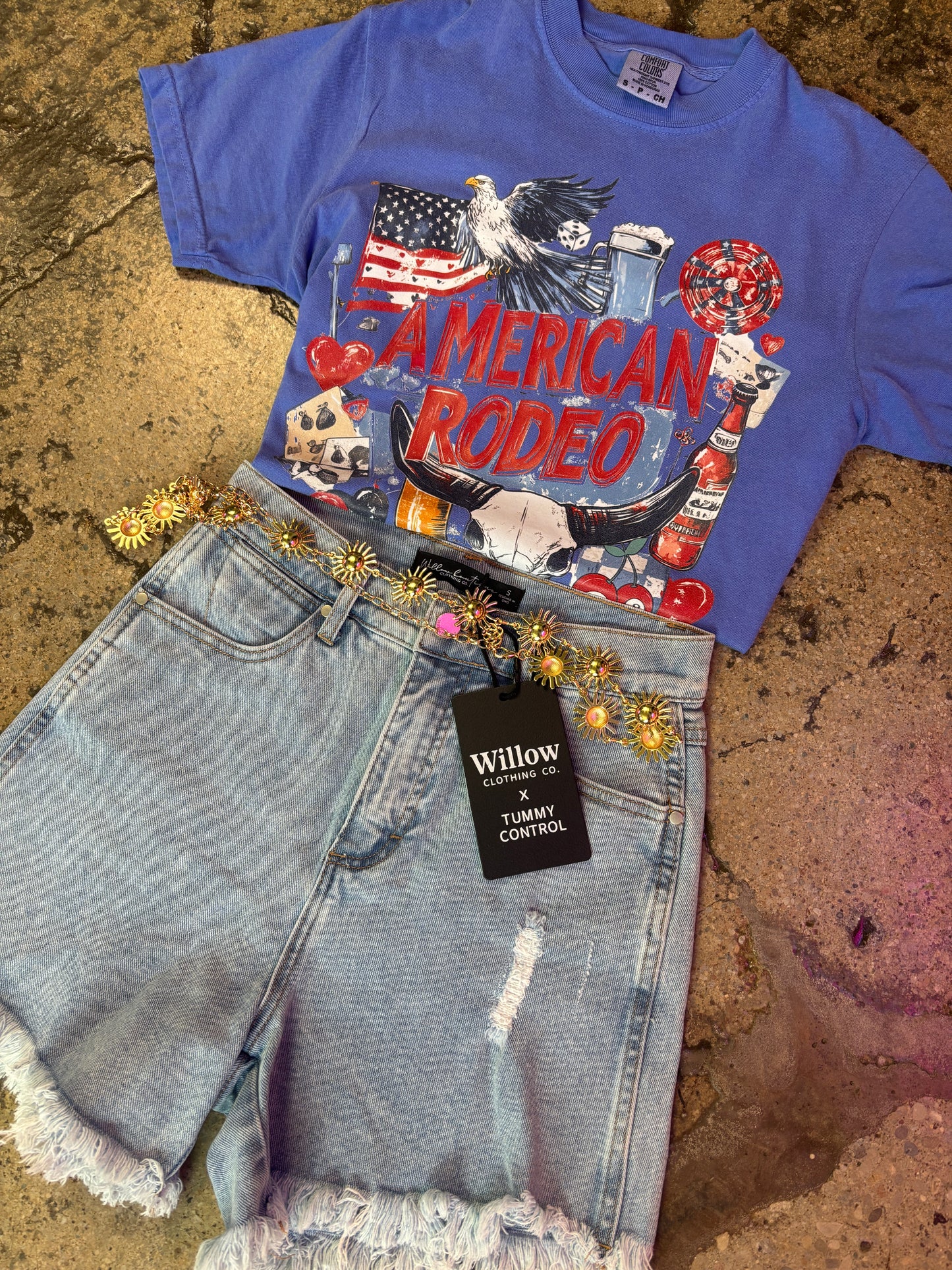 All American Shorts Bundle (1 Willow Short + 1 Graphic Tee)