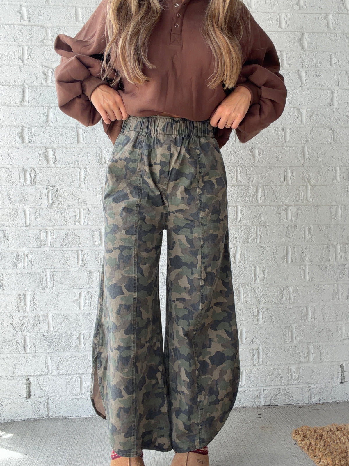 On The Loose Relaxed Wide Leg Jeans