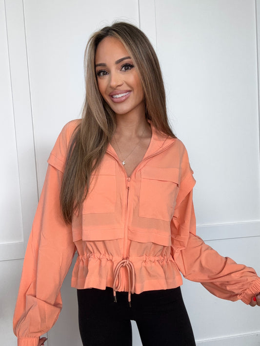 Shop Park Avenue Crinkle Cropped Jacket online at Willow Boutique – best boutique for women’s fashion.