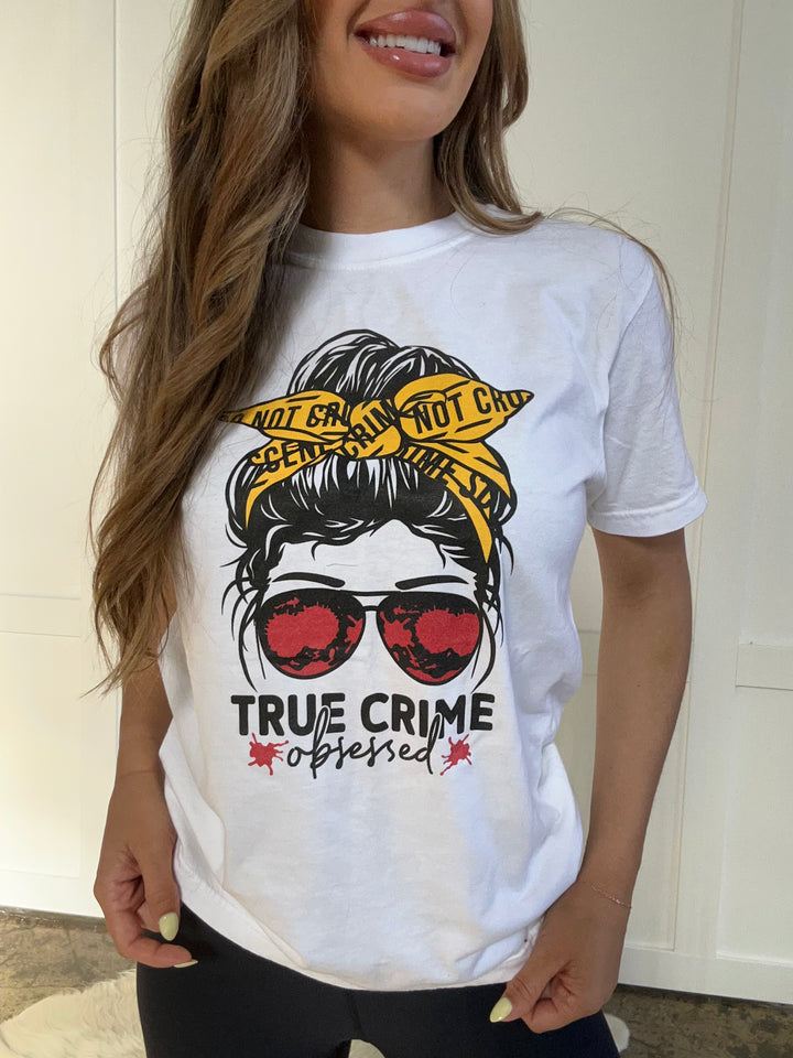 True Crime Enthusiast Graphic T-Shirt