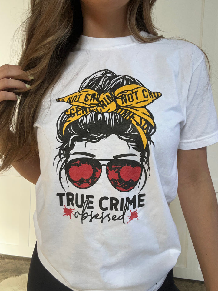 True Crime Enthusiast Graphic T-Shirt