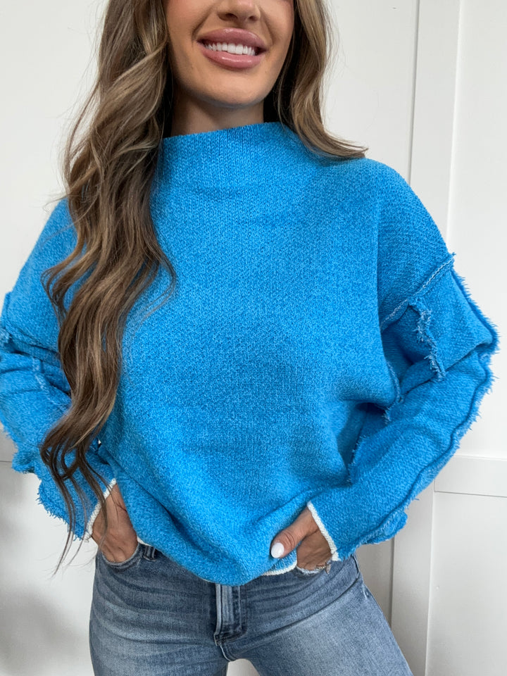 Cuddle Season Mock Neck Long Sleeve Sweater