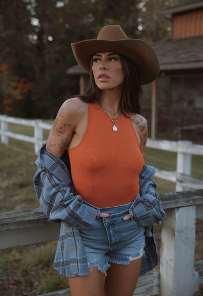 Jada High Neck Tummy Control Sleeveless Bodysuit