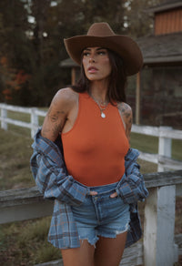 Jada High Neck Tummy Control Sleeveless Bodysuit