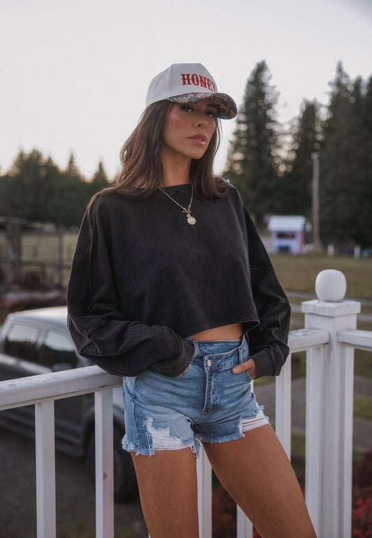 Riley Cropped Long Sleeve