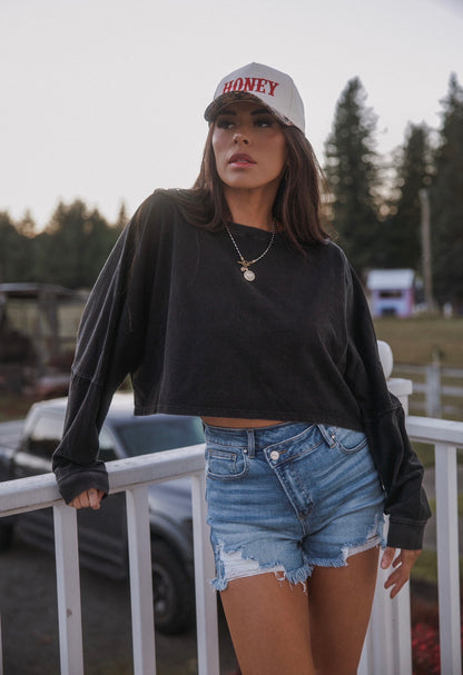 Riley Cropped Long Sleeve