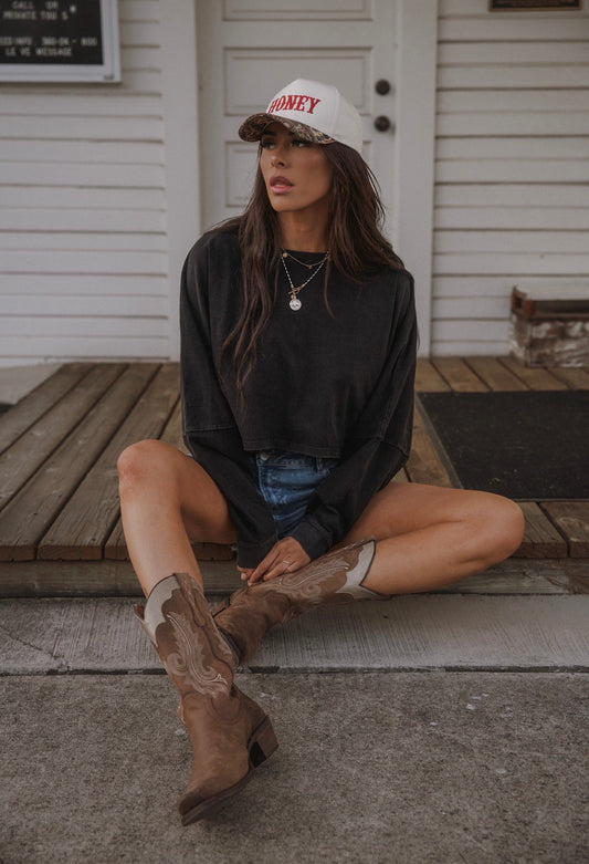 Riley Cropped Long Sleeve