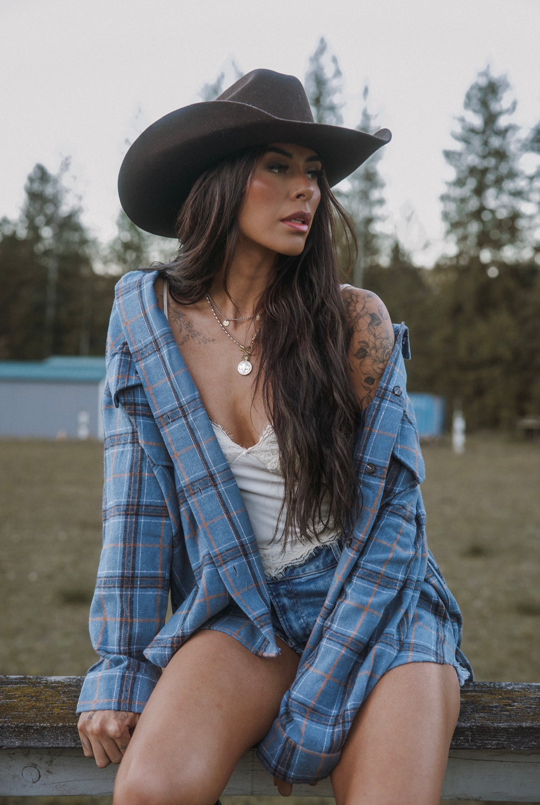 Laylie Plaid Flannel – Oversized Long Sleeve