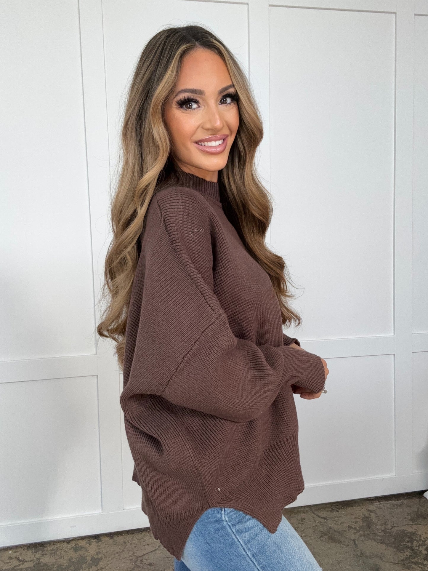Snuggle Up Oversized Long Sleeve Sweater