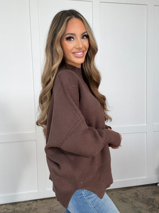 Snuggle Up Oversized Long Sleeve Sweater