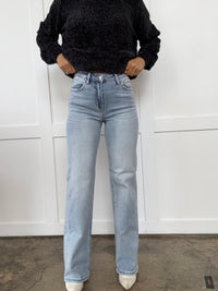Gracie Risen High Rise Straight Jeans
