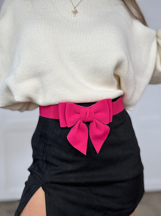 Merry & Bright Bow Belt
