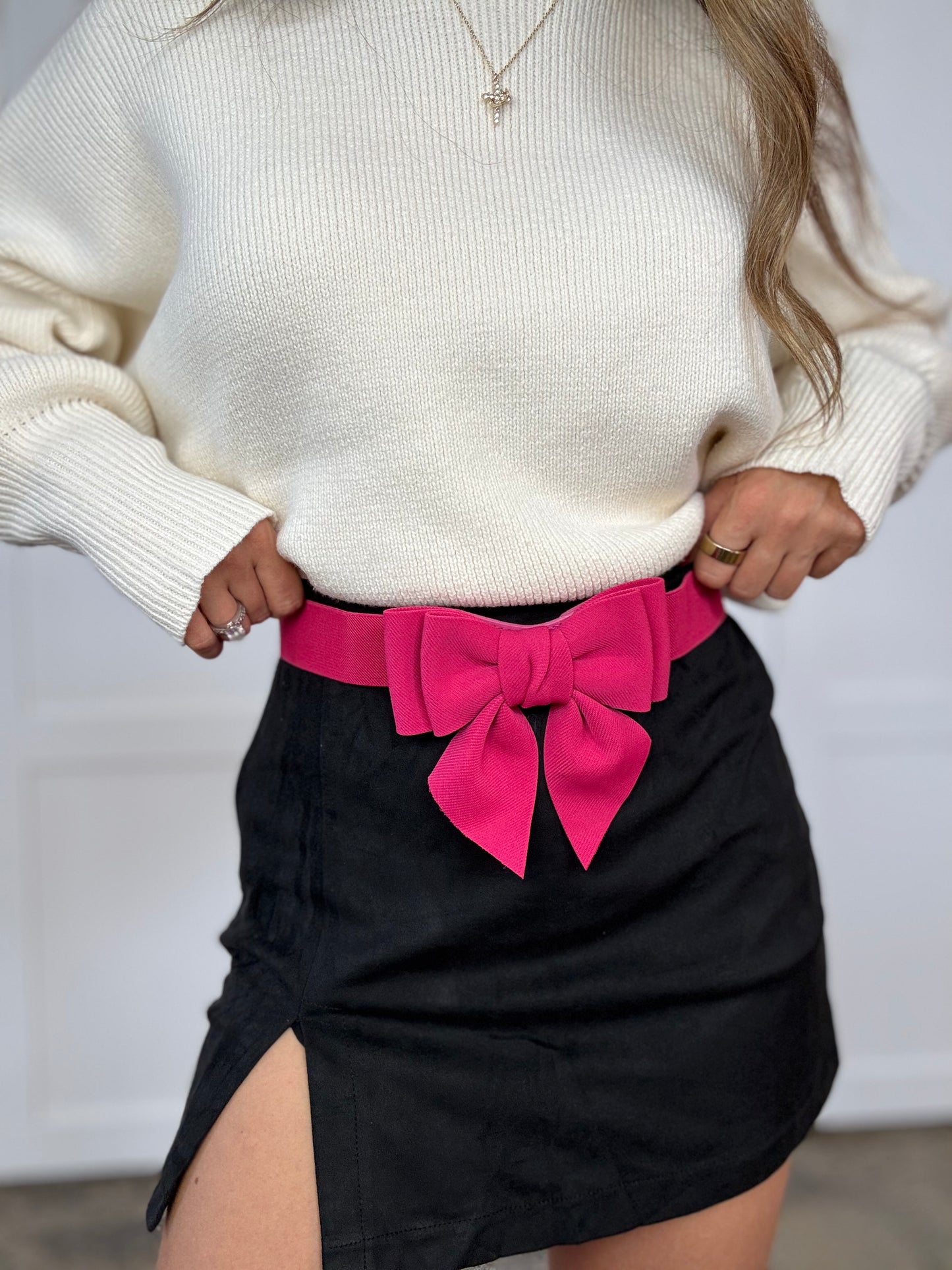 Merry & Bright Bow Belt