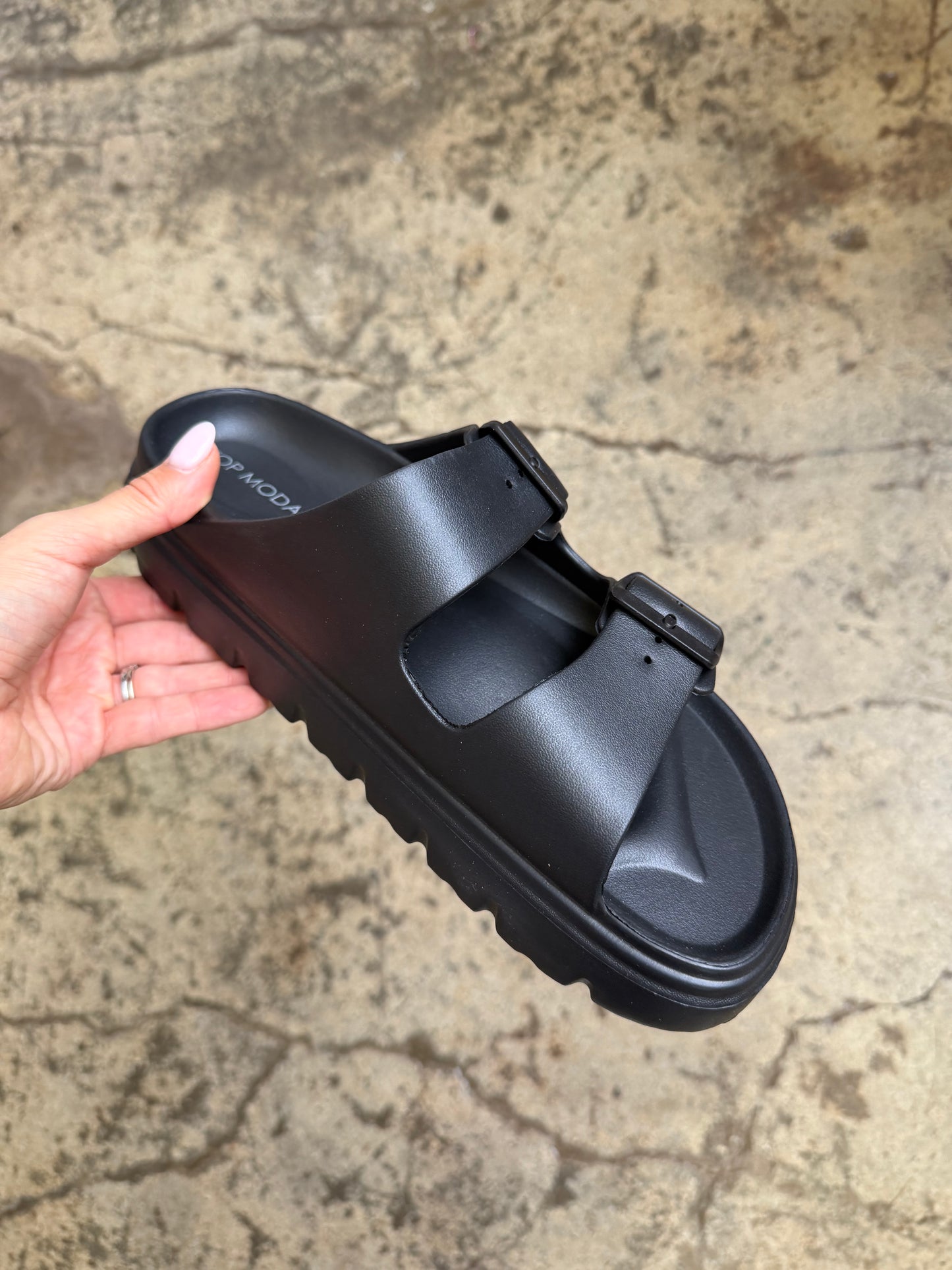 On The Edge Chunky Sandals