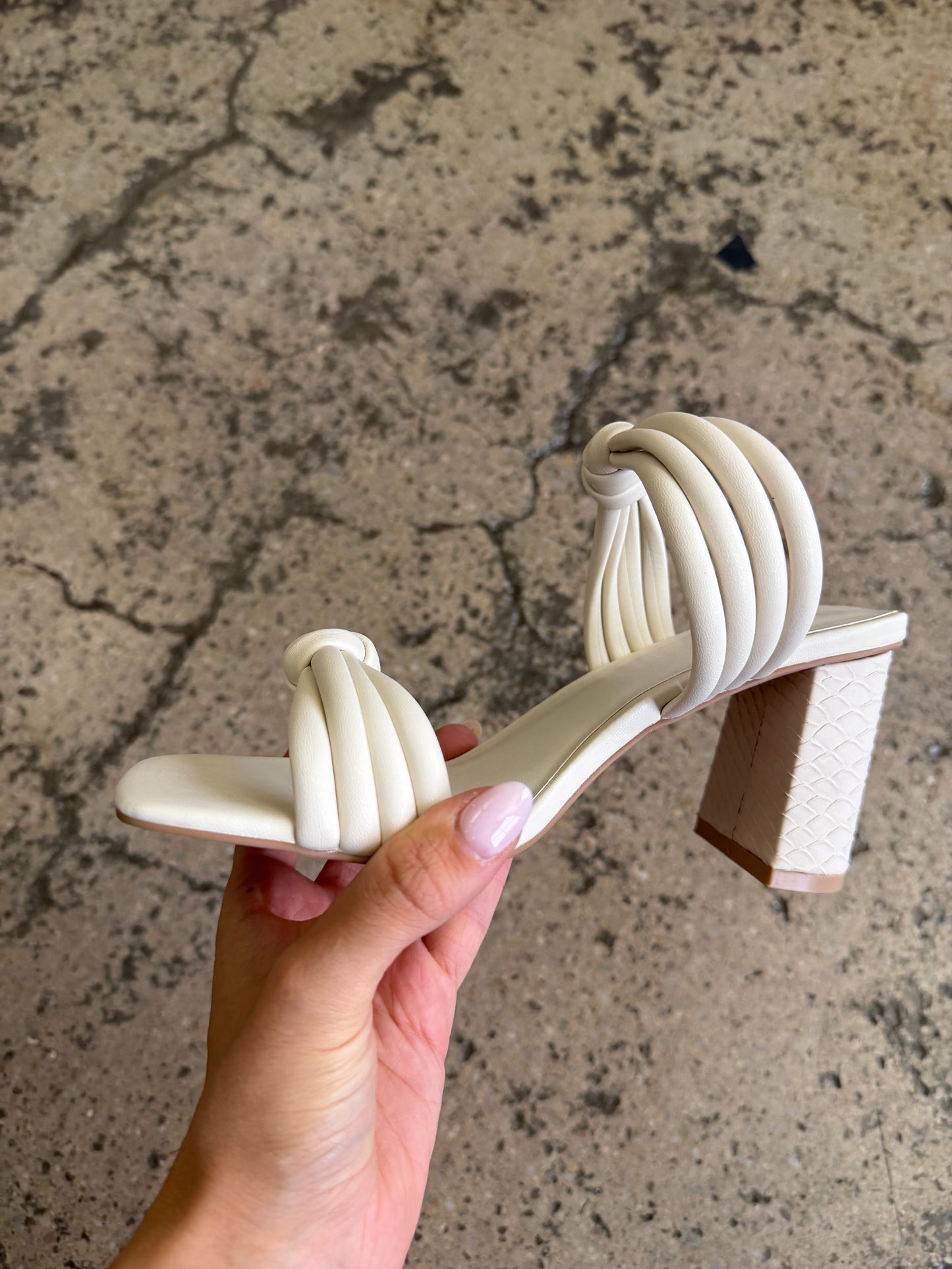 Raquel Snakeprint heels