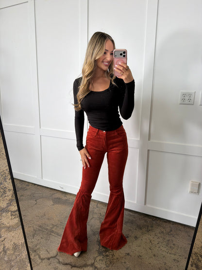 Reece Corduroy Bell Bottom Pants