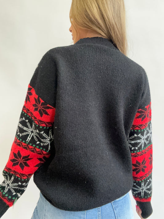 PREORDER: "Santa's Favorite" Mock Neck Long Sleeve Sweater