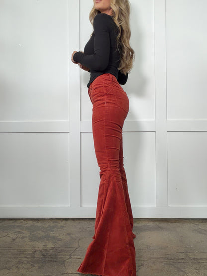 Reece Corduroy Bell Bottom Pants