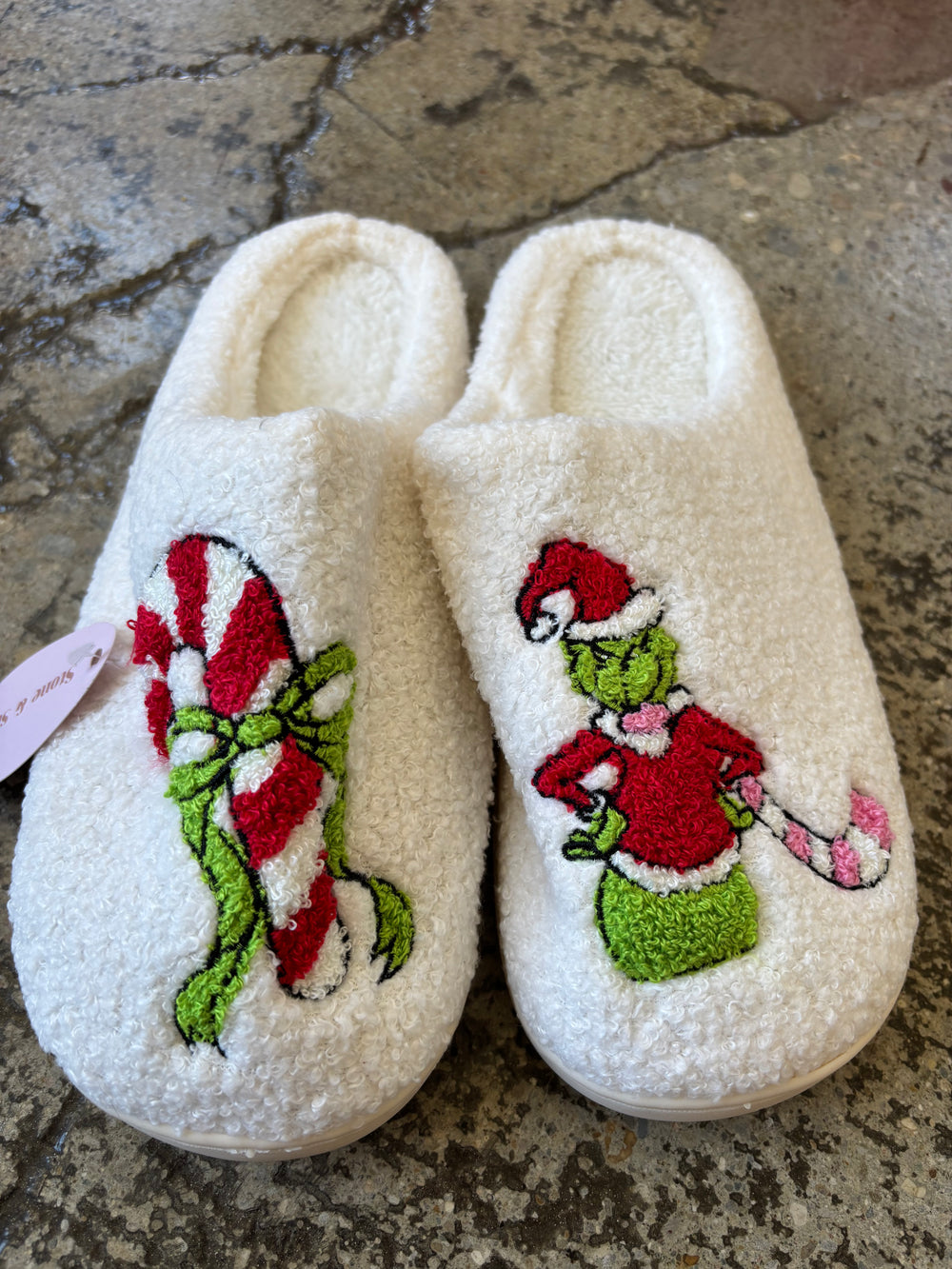 Shop Staying Home Christmas Slippers online at Willow Boutique – best boutique for women’s fashion.