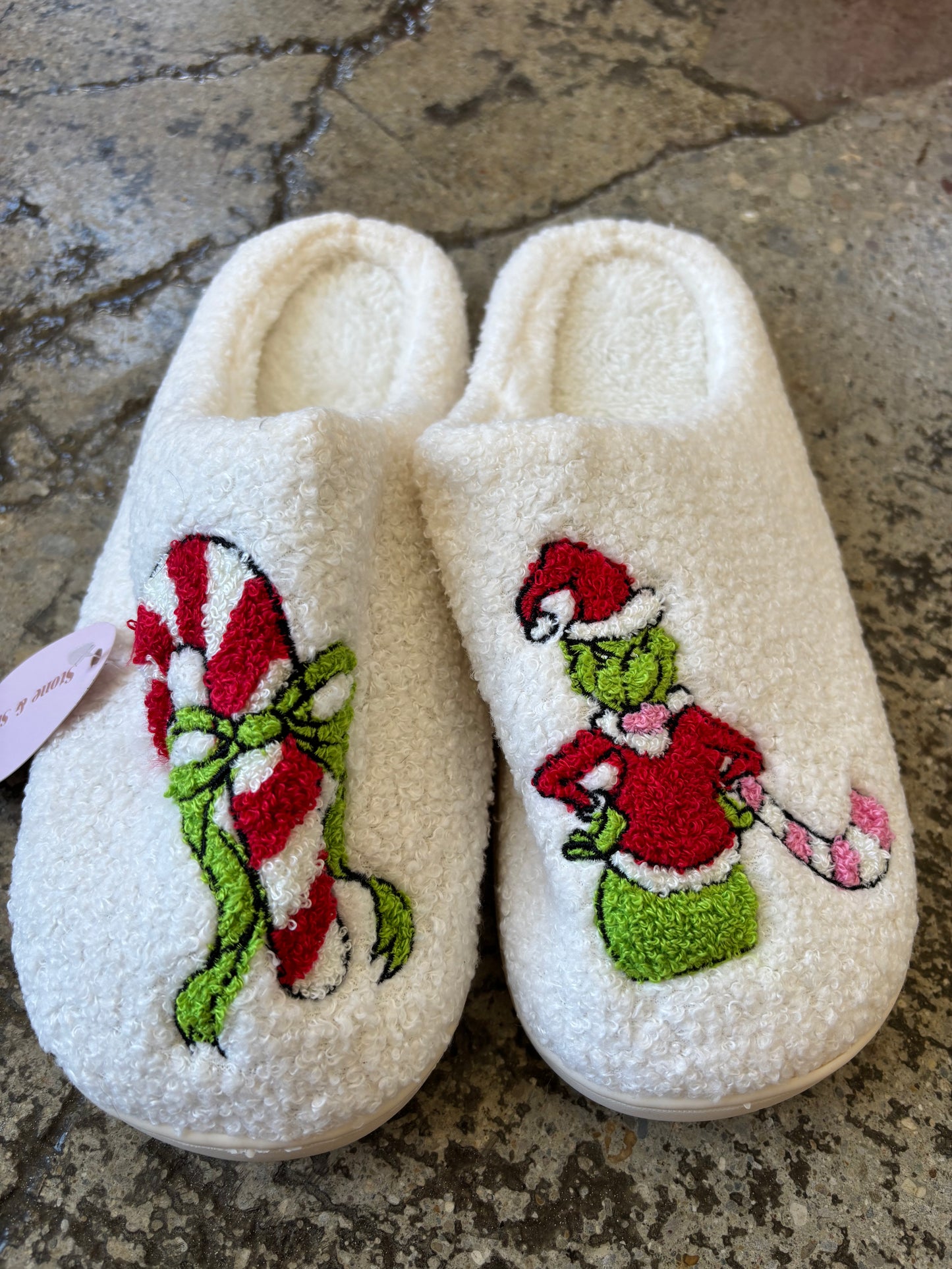 Shop Staying Home Christmas Slippers online at Willow Boutique – best boutique for women’s fashion.