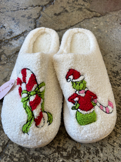 Shop Staying Home Christmas Slippers online at Willow Boutique – best boutique for women’s fashion.