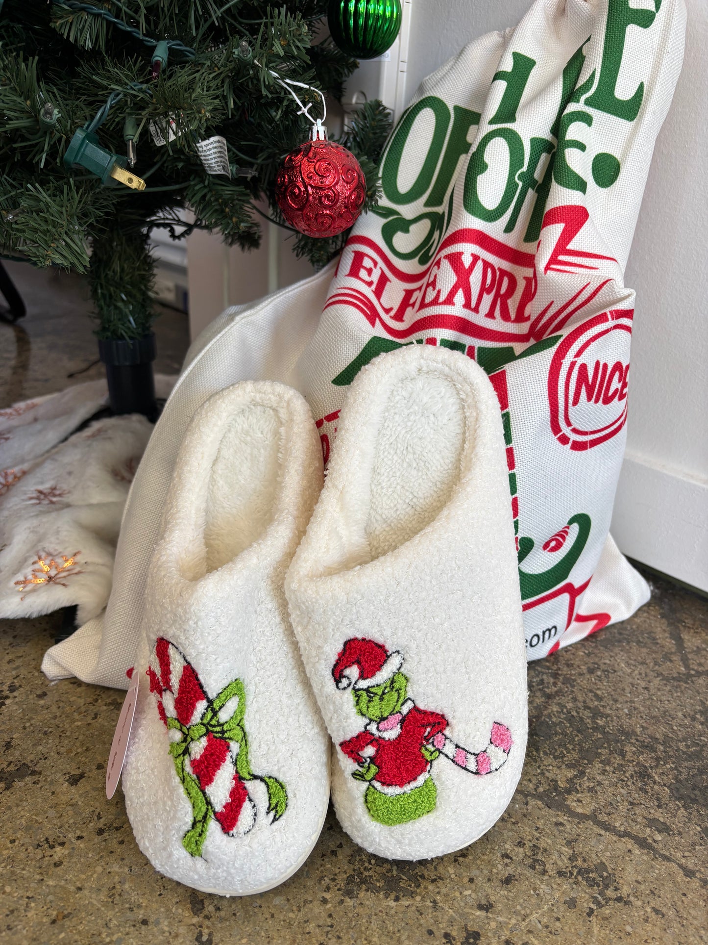 Shop Staying Home Christmas Slippers online at Willow Boutique – best boutique for women’s fashion.