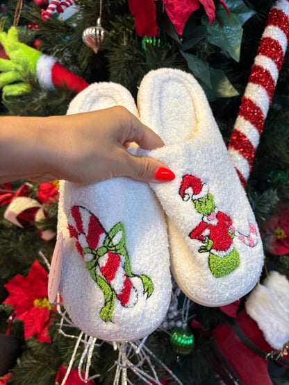 Shop Staying Home Christmas Slippers online at Willow Boutique – best boutique for women’s fashion.