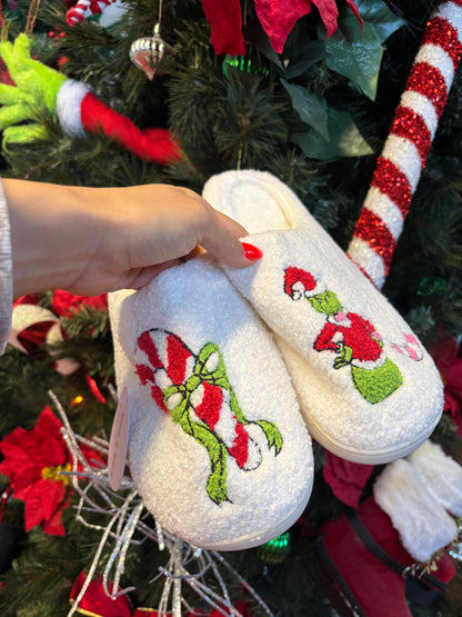 Shop Staying Home Christmas Slippers online at Willow Boutique – best boutique for women’s fashion.