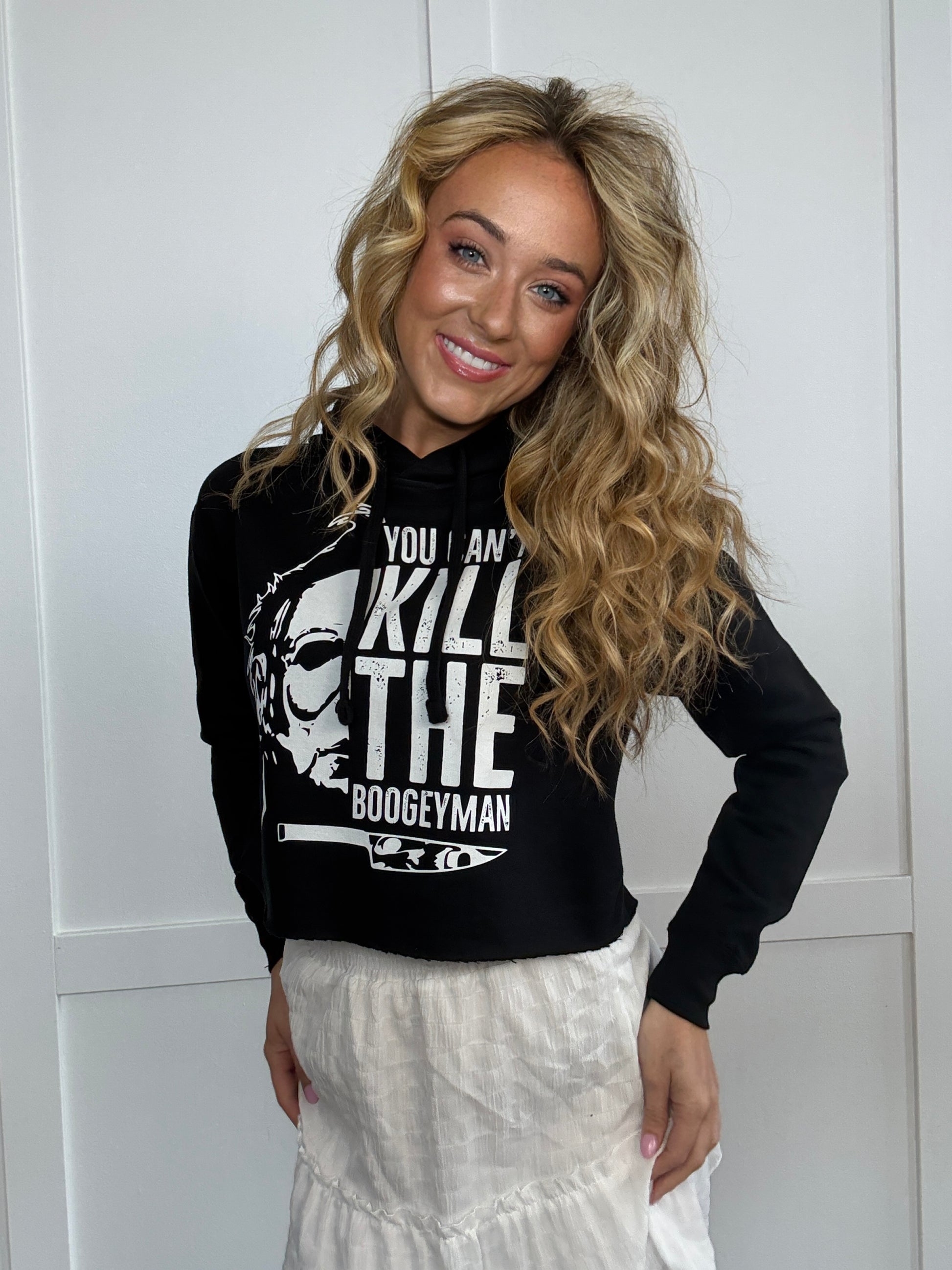 Buy our ""You Can't Kill The Boogey Man" Graphic" online – Willow Boutique Clothing. Shop stylish "You Can't Kill The Boogey Man" Graphic today.