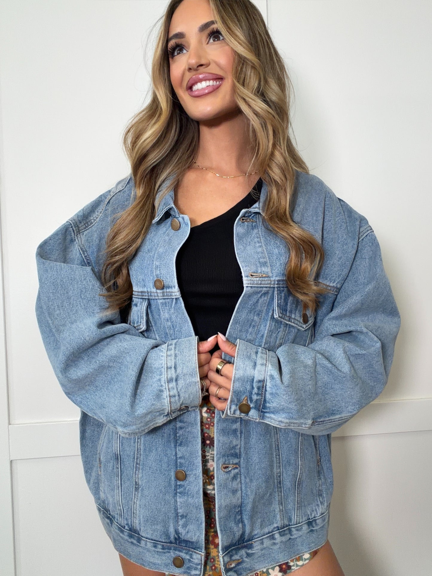 Bria Boxy Oversized Denim Jacket