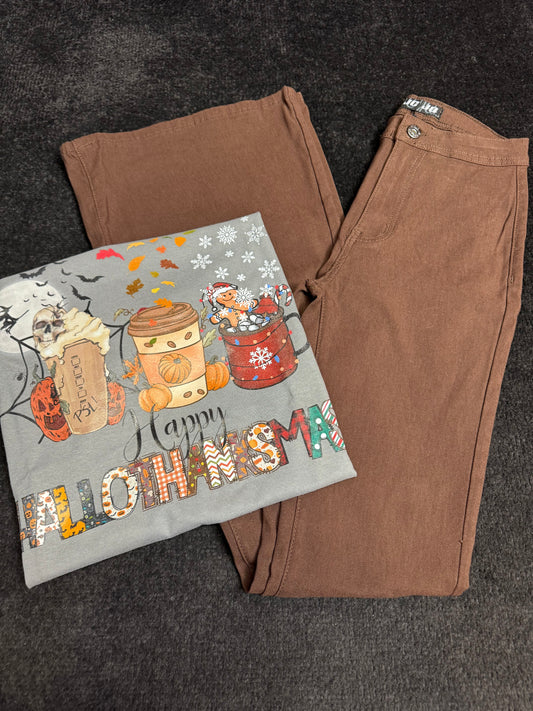 Buy our "Hallothanksmas Flare Bundle (1 Fiona Flare + 1 Hallothanksmas Shirt)" online – Willow Boutique Clothing. Shop stylish Hallothanksmas Flare Bundle (1 Fiona Flare + 1 Hallothanksmas Shirt) today.