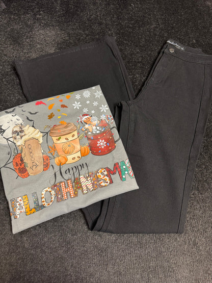 Buy our "Hallothanksmas Flare Bundle (1 Fiona Flare + 1 Hallothanksmas Shirt)" online – Willow Boutique Clothing. Shop stylish Hallothanksmas Flare Bundle (1 Fiona Flare + 1 Hallothanksmas Shirt) today.