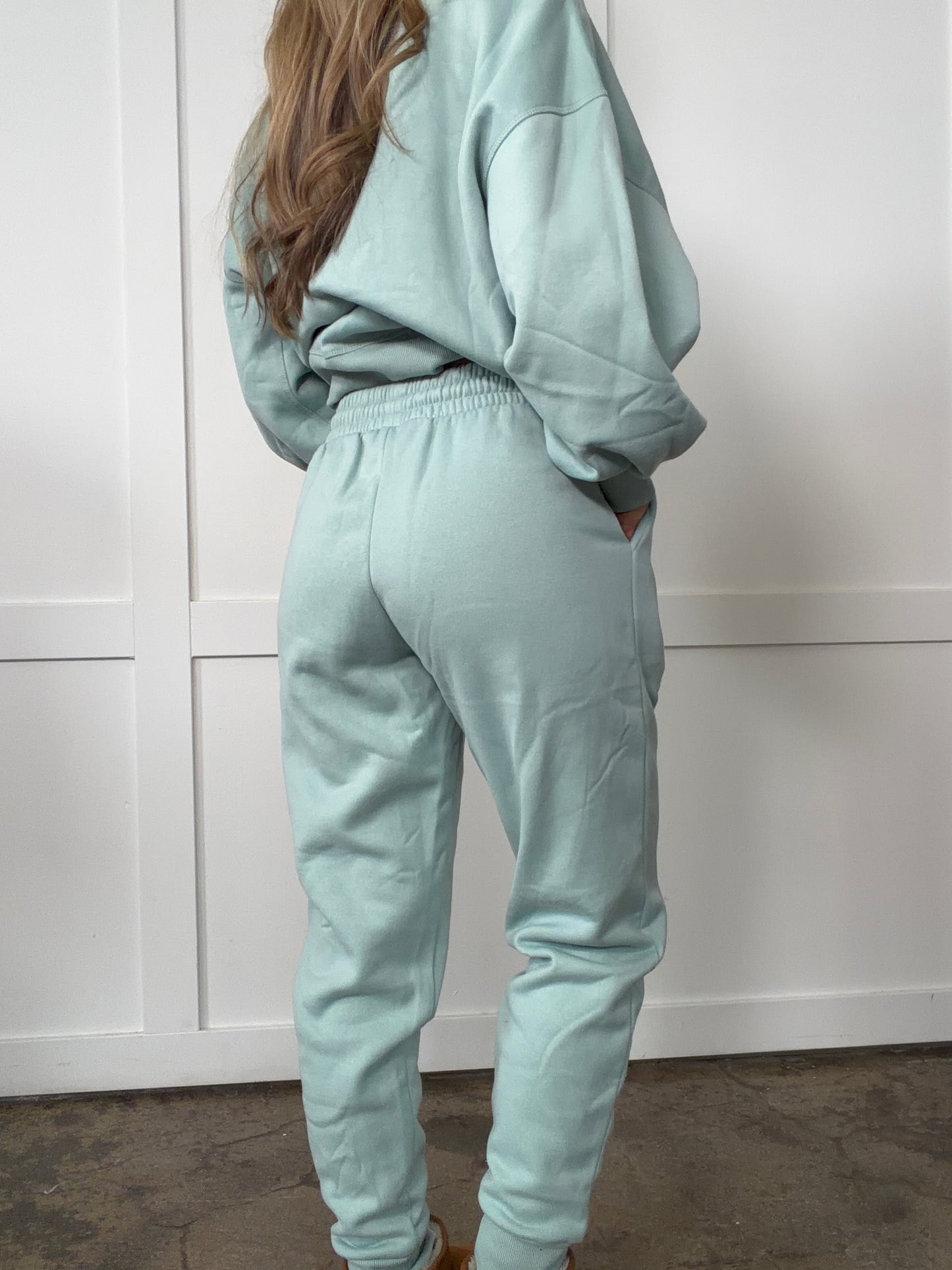 Paisley Fleece Lined Matching Sweat Set