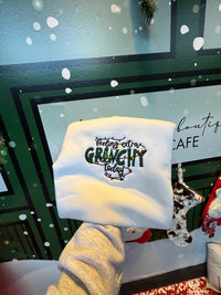 Feelin' Extra Grinchy Today Embroidered Crewneck