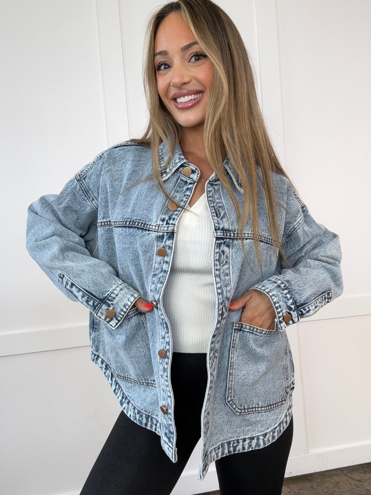 Sadie Washed Denim Jacket